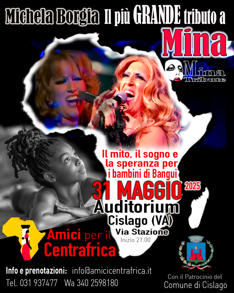 Michela Borgia in Concerto: Il Grande Tributo a Mina per i Bambini del Centrafrica